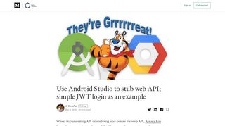
                            9. Use Android Studio to stub web API; simple JWT login as an example