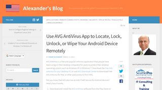 
                            7. Use AVG AntiVirus App to Locate, Lock, Unlock, or Wipe Your Android ...