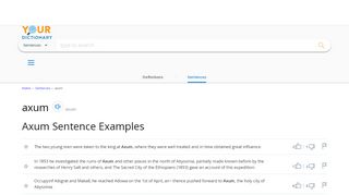 
                            10. Use Axum in a sentence | Axum sentence examples