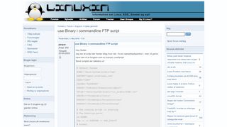 
                            7. use BInary i commandline FTP script | LinuxIN.dk