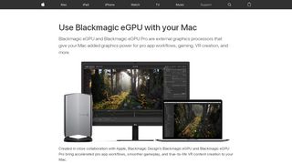 
                            12. Use Blackmagic eGPU with your Mac - Apple Support