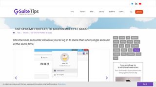 
                            12. Use Chrome Profiles to access multiple Google Accounts - ...