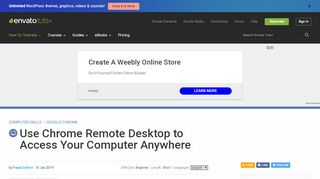 
                            10. Use Chrome Remote Desktop to Access Your Computer Anywhere