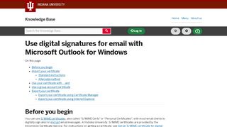 
                            9. Use digital signatures for email with Microsoft Outlook for ...