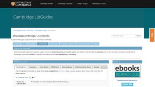 
                            6. Use ebooks - ebooks@cambridge - LibGuides at University of ...