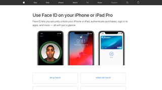 
                            5. Use Face ID on your iPhone or iPad Pro - Apple Support
