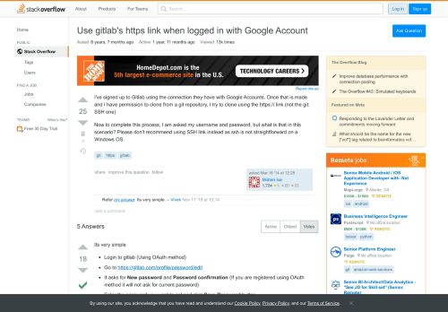 
                            6. Use gitlab's https link when logged in with Google Account - Stack ...