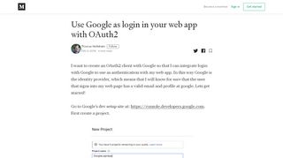 
                            7. Use Google as login in your web app with OAuth2 – Thomas Hellstrøm ...