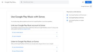 
                            12. Use Google Play Music with Sonos - Google Support