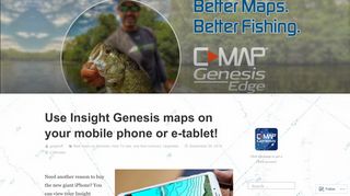 
                            8. Use Insight Genesis maps on your mobile phone or e-tablet! – C-MAP ...