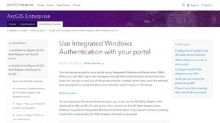 
                            8. Use Integrated Windows Authentication with your portal—ArcGIS Web ...