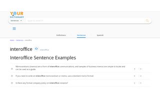 
                            7. Use interoffice in a sentence | interoffice sentence examples