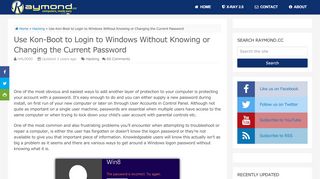 
                            3. Use Kon-Boot to Login to Windows Without Knowing or Changing ...