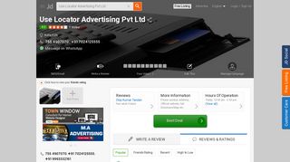 
                            9. Use Locator Advertising Pvt Ltd, Kohe Fiza - Advertising Agencies in ...
