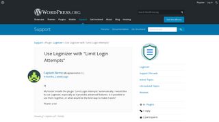 
                            6. Use Loginizer with “Limit Login Attempts” | WordPress.org