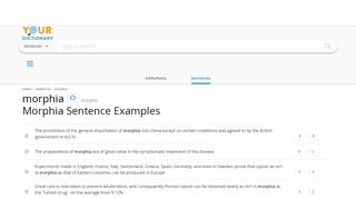 
                            11. Use morphia in a sentence | morphia sentence examples