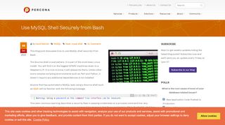 
                            4. Use MySQL Shell Securely from Bash - Percona Database ...