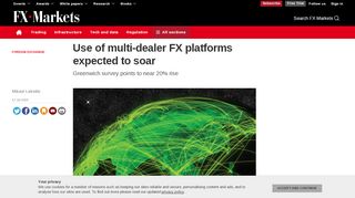 
                            12. Use of multi-dealer FX platforms expected to soar - FX Week