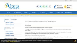 
                            5. Use of the Mobile App - Altura Credit Union