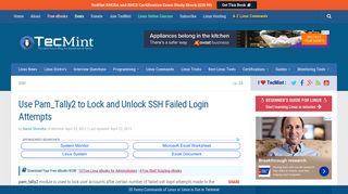
                            12. Use Pam_Tally2 to Lock and Unlock SSH Failed Login Attempts