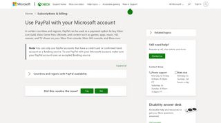 
                            8. Use PayPal with Your Microsoft Account - Xbox Support