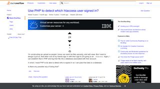 
                            12. Use PHP to detect which htaccess user signed in? - Stack Overflow
