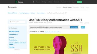 
                            5. Use Public Key Authentication with SSH - Linode