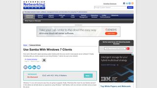 
                            7. Use Samba With Windows 7 Clients - Enterprise ...