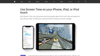 
                            7. Use Screen Time on your iPhone, iPad, or iPod touch - Apple Support