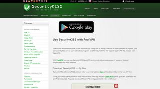 
                            13. Use SecurityKISS with FeatVPN - SecurityKISS - Free VPN Service