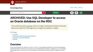 
                            10. Use SQL Developer to access an Oracle database on the RDC