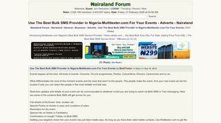
                            11. Use The Best Bulk SMS Provider in Nigeria-Multitexter.com For Your ...