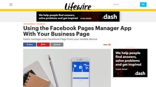 
                            5. Use the Facebook Pages Manager to Manage All Your Pages - Lifewire