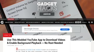 
                            10. Use This Modded YouTube App to Download Videos & Enable ...