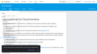 
                            9. Use TypeScript for Cloud Functions - Firebase - Google