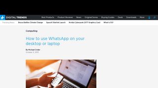 
                            10. Use WhatsApp On Your Phone And Computer At Once | Digital Trends