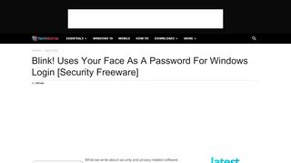 
                            8. Use Your Face As Password For Windows Login With Luxand Blink!
