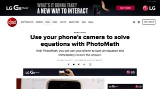 
                            8. Use your phone's camera to solve equations with PhotoMath - CNET