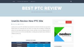 
                            9. UseClix Review-New PTC Site – Best PTC Review