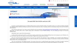 
                            3. Used Car For Sale- Car Bidding At GoLive Realtime ... - Auction Export