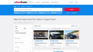 
                            11. Used cars for sale in Cape Town on Auto Trader