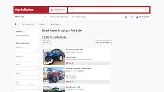 
                            2. Used Farm Tractors For Sale - Agriaffaires