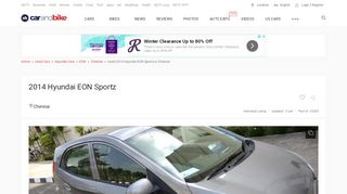 
                            9. Used Hyundai Eon Sportz in Chennai 2014 model, India at Best Price ...