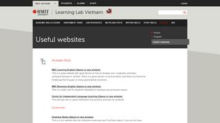 
                            6. Useful websites - Learning Lab Vietnam - RMIT University Vietnam