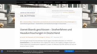 
                            8. Usenet-Boards - Strafverfahren und Hausdurchsuchungen - Strafrecht ...