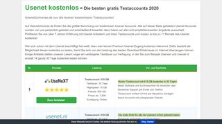 
                            2. ▷ Usenet kostenlos = Die besten gratis Testaccounts 2019!