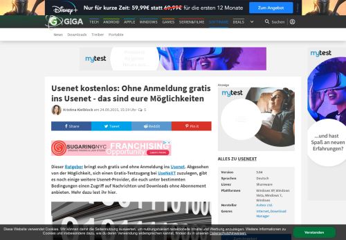 
                            5. Usenet kostenlos: Ohne Anmeldung gratis ins Usenet – das sind ...