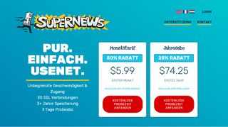 
                            2. Usenet von Supernews: Usenet Newsgroups Server