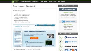 
                            11. Usenet.nl 14 Day Free Trial - Newsgroup Reviews