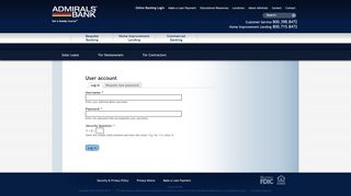 
                            9. User account | Admirals Bank